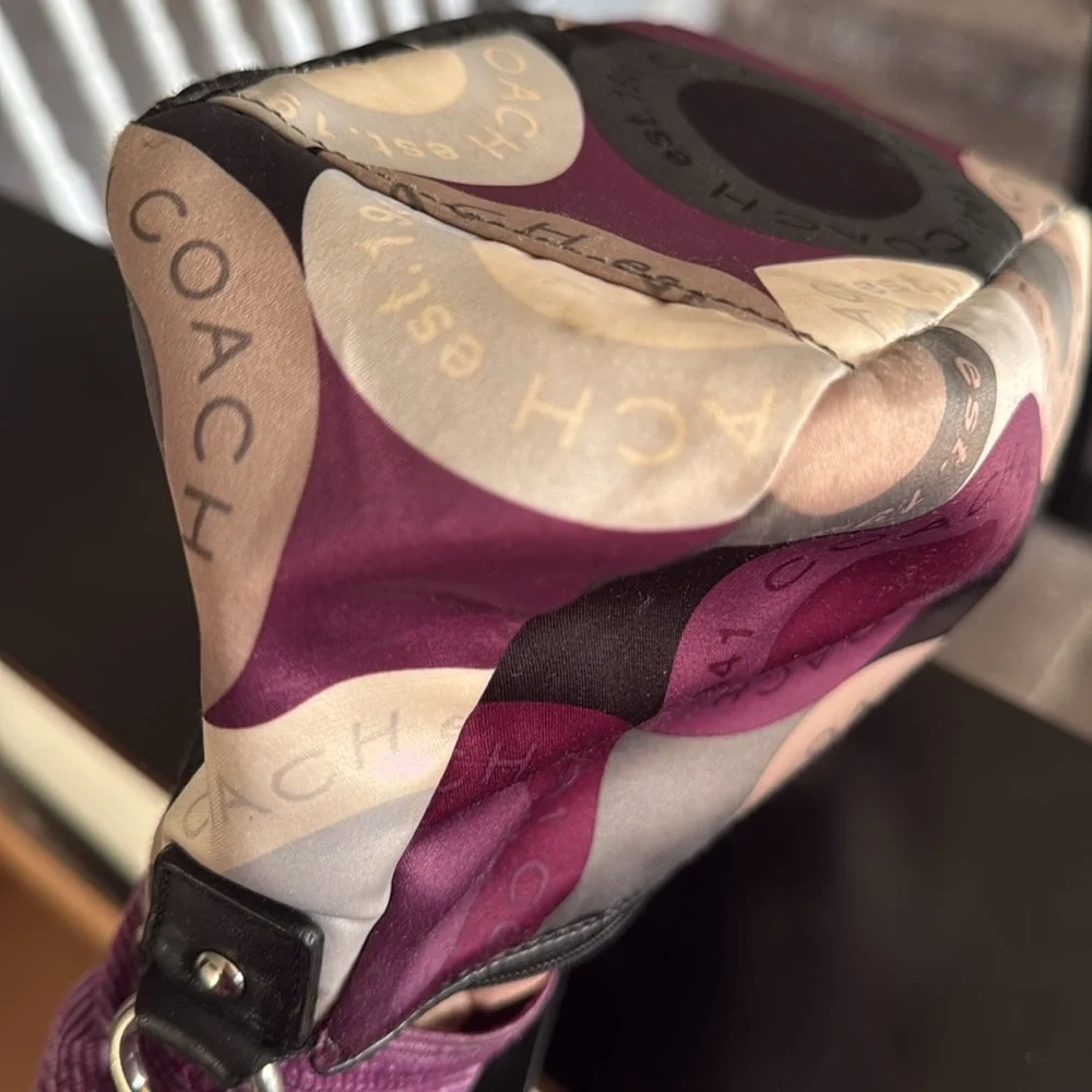 Coach Y2K Purple multi Mini Bag - Picture 12 of 15